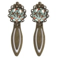 thumbnail image 1 of Easter Vintage Copper-Colored Lace Bookmarks - Stainless Steel Book Accessories for Readers and Book Lovers, 1 of 5