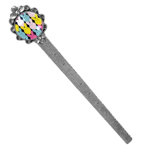 Easter Vintage Silver Lace-Edged Bookmark: a Gift for Book Lovers and Readers