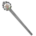 thumbnail image 1 of Easter Vintage Silver Lace-Edged Bookmark: a Unique Gift for Readers and Book Lovers, 1 of 5