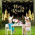 thumbnail image 1 of Easter Vinyl Backdrop with Bunny and Egg Patterns,Waterproof Party Decoration for Indoor Outdoor Photo Booth Props,Reusable Festive Background for Family Gatherings and Events, 1 of 6