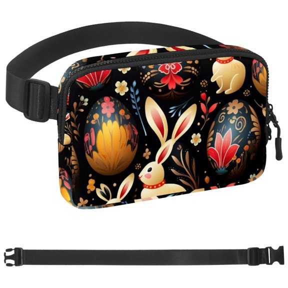 Easter Waist Pack for Running Fanny Pack for Women and Men Crossbody Belt Bag Bum Bag with Adjustable Strap for Sports