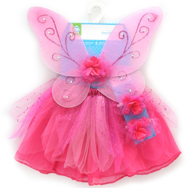 Easter Walmart 20" TuTu Dress Up Set, Hot Pink