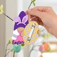 thumbnail image 1 of Easter Wallet Pendant Charm Wooden Hanging Ornament Holiday Keychain Decoration Home Car Accessory Spring Party Gift Festive Decor, 1 of 9