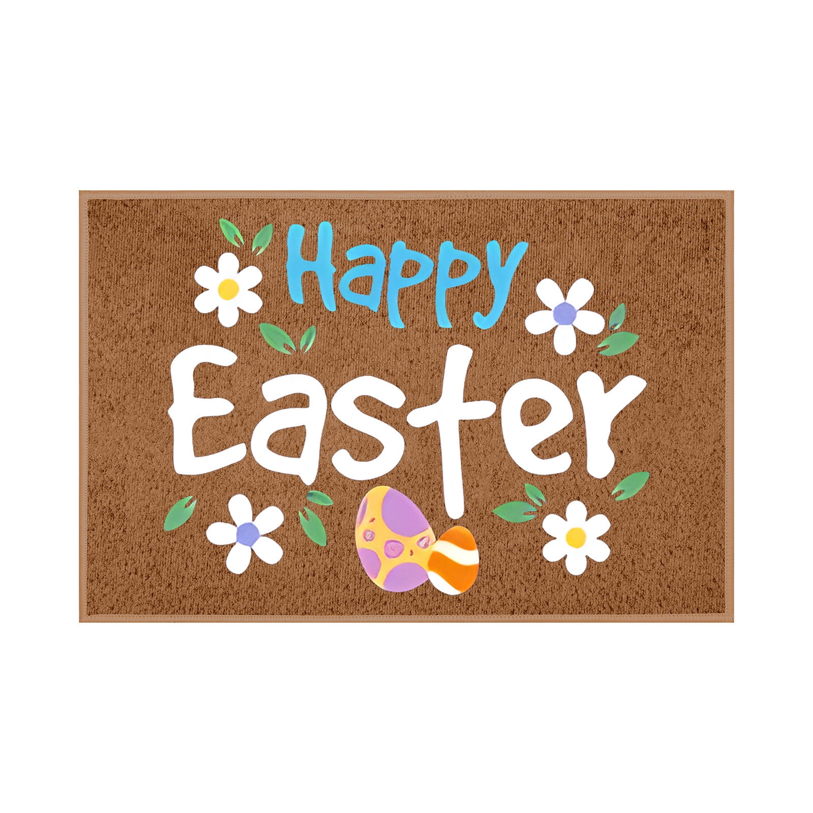 THENEWS Easter Doormat Fun Monogram Living Room Kitchen Floor