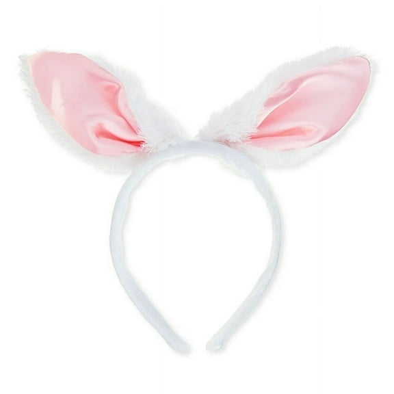 Easter White Bunny Ears Headband