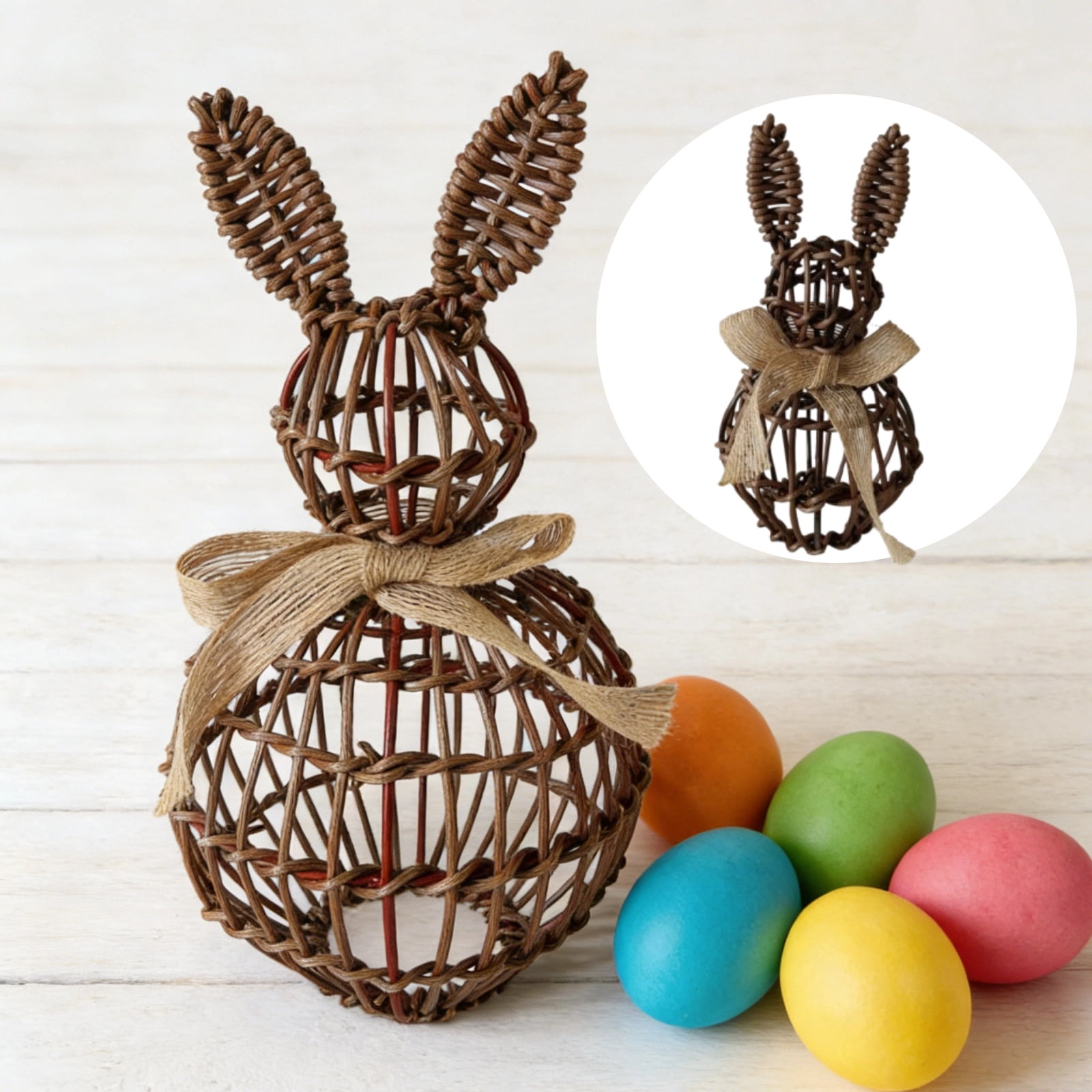 Easter Wicker Bunny, 7.87