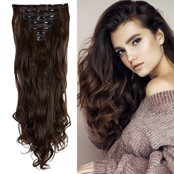 Easter Wig - Seven/Seven Piece Clip with Long Curly Hair and High Temperature Silk Hair Weaving Girl Wig. Khaki Fibre Wig St. Patrick'S Day, Wedding, Season, Anniversary