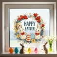 thumbnail image 1 of Easter Window Clings Static Cling Decals - Bunny Eggs Butterflies Design, No Residue Reusable Window Stickers for Holiday Decor, 11.8x11.8 Inches, 1-Pack, 1 of 6