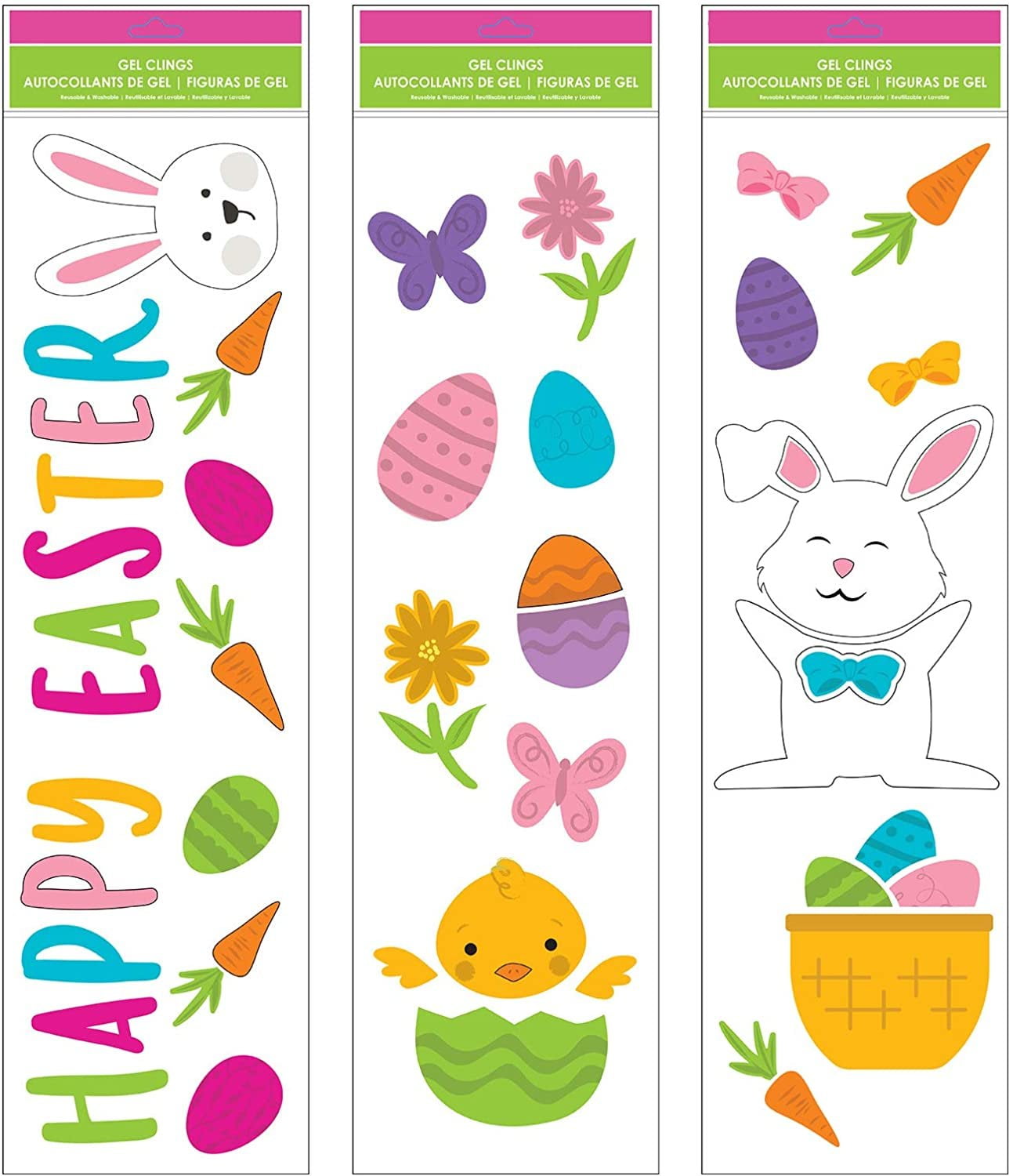 Easter Gel Window Stickers Easter Gel Window Stickers