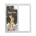 thumbnail image 1 of Easter Window Privacy Film, Spring Watercolor Bunny Eggs Flower Leaf Wood Grain Static Cling UV Sun Blocking Tint Film Heat Control Windows Films for Bedroom Bathroom, Window Stickers 29.5"x78.7", 1 of 7