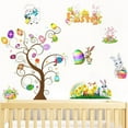 thumbnail image 1 of Easter Window Wall Decals under $5! Yrmaups Easter Wall Decals, PVC Window Clings, Easter Window Decorations, Removable Wall Stickers, Easter Wall Clings, Holiday Wall Decals, 1 of 6