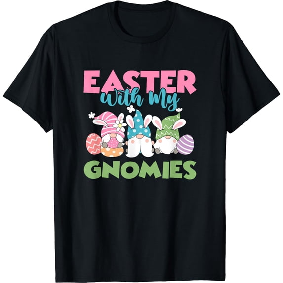 Easter With Gnomies Rabbit Easter Egg Happy Easter Day Gnome T-Shirt
