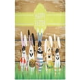 thumbnail image 1 of Easter Wooden Bunny Eggs Kitchen Tea Towels Set of 6 Absorbent Hand Dish Towels, Rabbit Spring Dishcloths Lint-Free 18x28 Inch Fast Drying for Cooking Baking Home Clean, 1 of 7