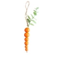 thumbnail image 1 of Easter Wooden Carrot Beads String Wood Pendant Spring Home Party Decoration for Birthday Housewarming, 1 of 7