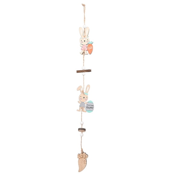 Easter Wooden Hanging Pendant Ornament For Festive Home Room And Miniature Giving