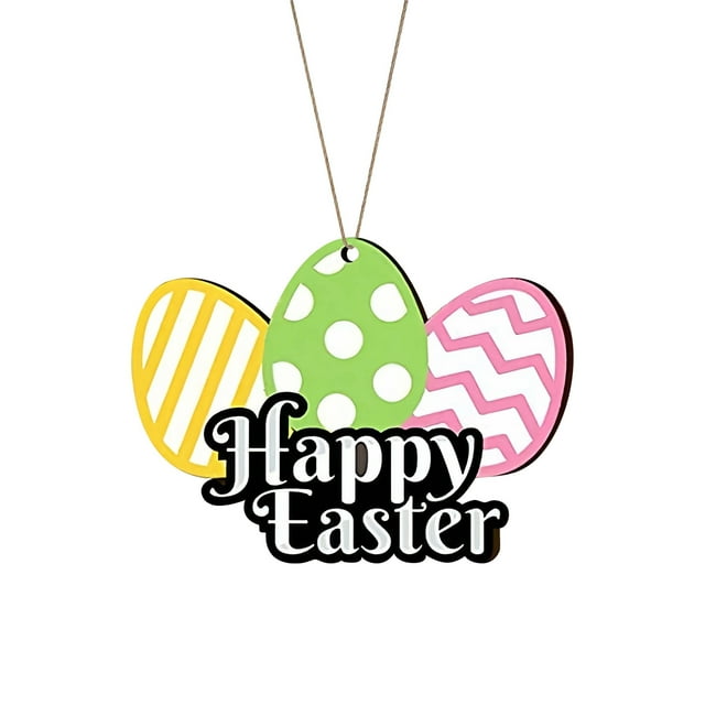 Easter Wooden Pendant Easter Decoration To Spread Joy E Grapevine Wire