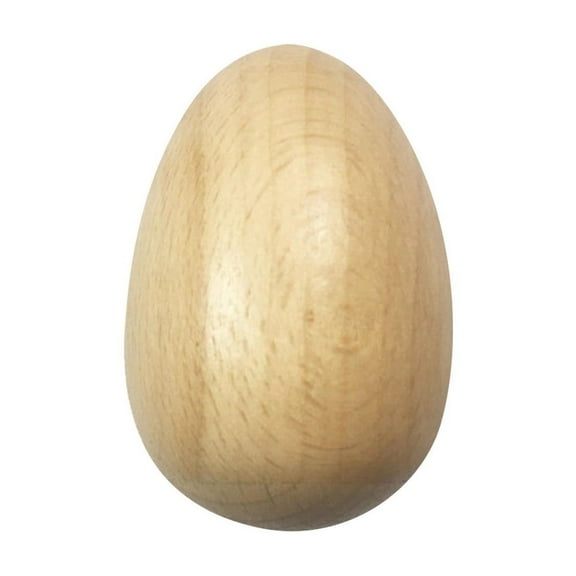 Easter Wooden Simulation Eggs, Diy Painted Decorative Toys For Children's Play House Creative Ornaments, 4X6X1Cm Natural Wood Crafted For Imaginative Play And Easter Themed