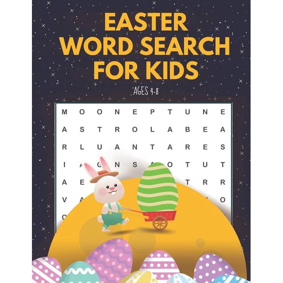 Easter Word Search for Kids Ages 4-8: A Fun Kid Workbook Game For Learning