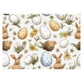 thumbnail image 1 of Easter Wrapping Paper Bunny Eggs Spring Holiday Gift Wrap Sheets, Easter Wrapping Paper with Hand-Painted Egg & Bunny Design, Foldable Sheets for Holiday Gift Baskets Boxes (20X28 Inch), D, 1 of 8