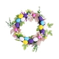 thumbnail image 1 of Easter Wreath Artificial Easter Egg Wreath for Front Door Easter Door Wreath Spring Wreath with Pastel Eggs and Mixed Twigs for Easter Decorations, 1 of 7