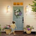 thumbnail image 1 of Easter Wreath Garland, Easter Door Hanging Wreath, Wooden Easter Bunny Wreath Decoration for Wall and Outdoor Use, Spring Festival Rattan Wreath with Natural Vine Frame and Floral Accents, 1 of 9