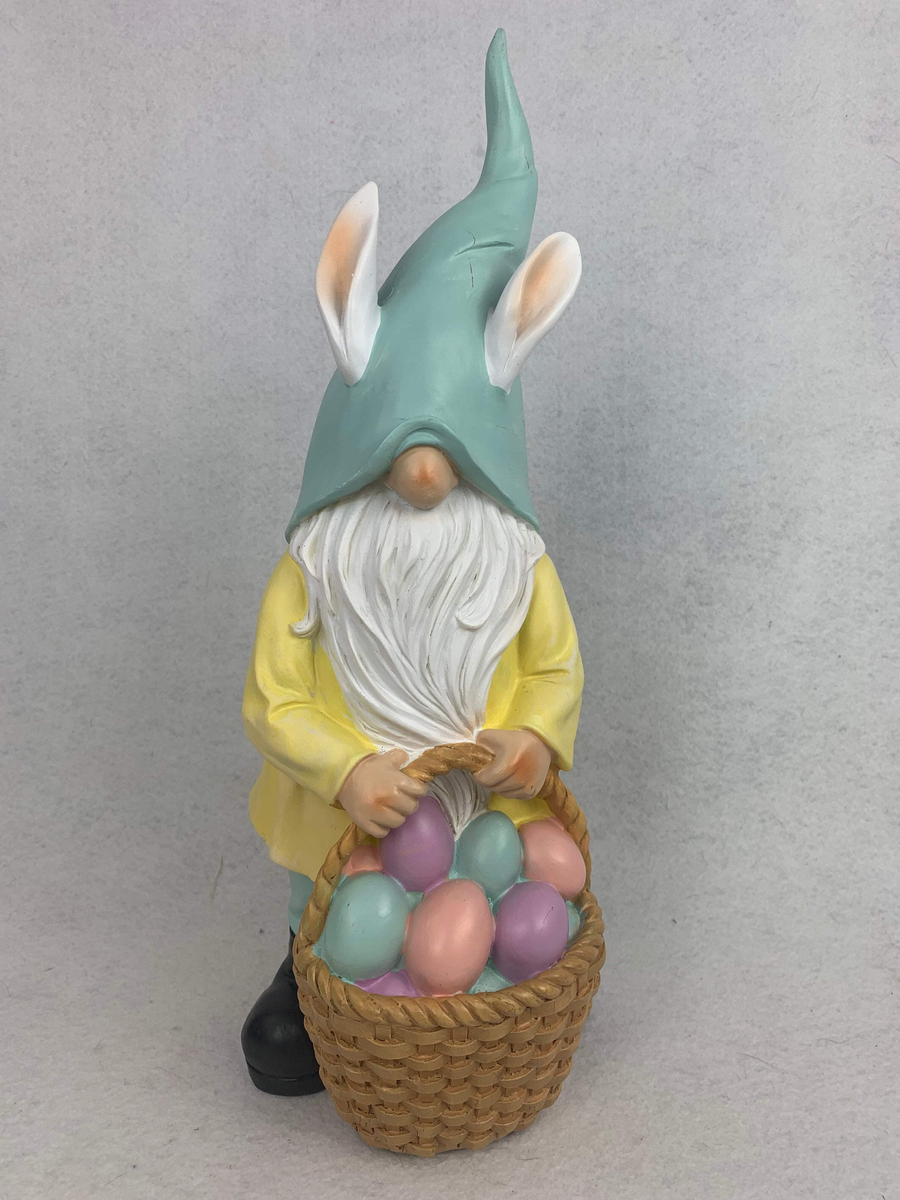 Easter X-Large Gnome Carrying Easter Egg Basket