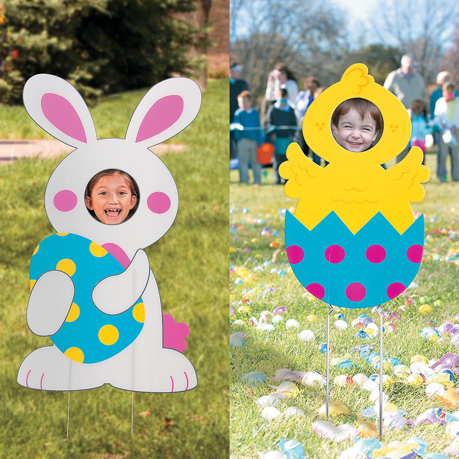 Easter Yard Sign Photo Kit - 2 Pc