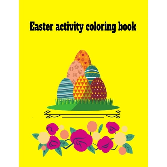 Easter activity coloring book (Paperback)