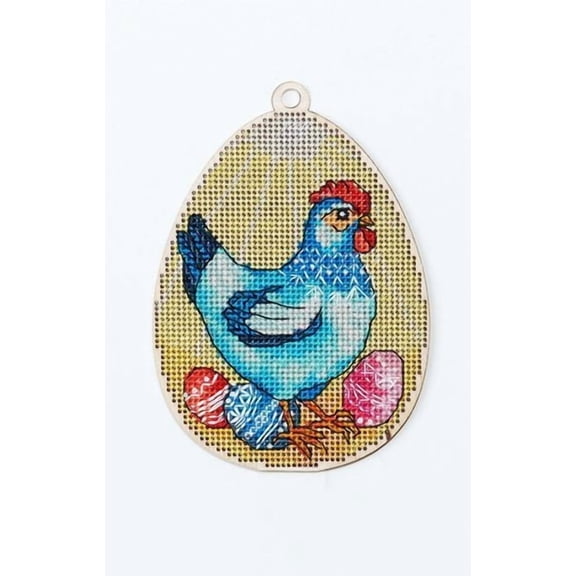 Wizardi Counted Cross Stitch kit - Easter - Chicken 5512-bA Alisena