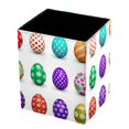 Easter eggs colorful pattern，Pen holder for desk，Pen cup,Pencil cup