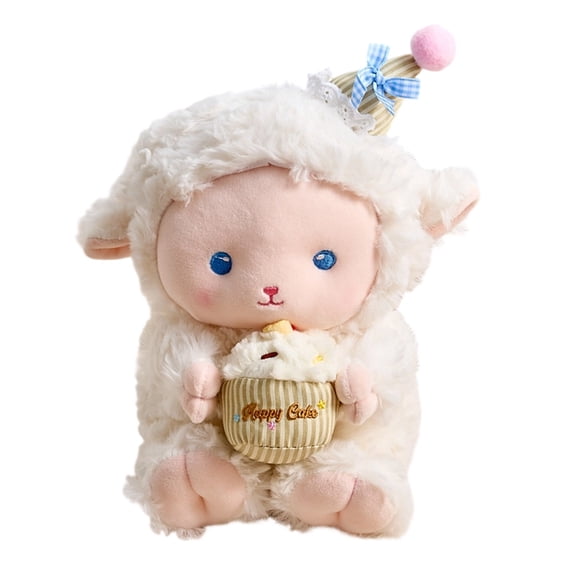 Easter gifts 9x6.3 Inch Sheep Plush Toy, Super Soft Sheep Stuffed Animal, Cute Lamb Stuffed Animal, Gift for boys girls and Adults(Pink)