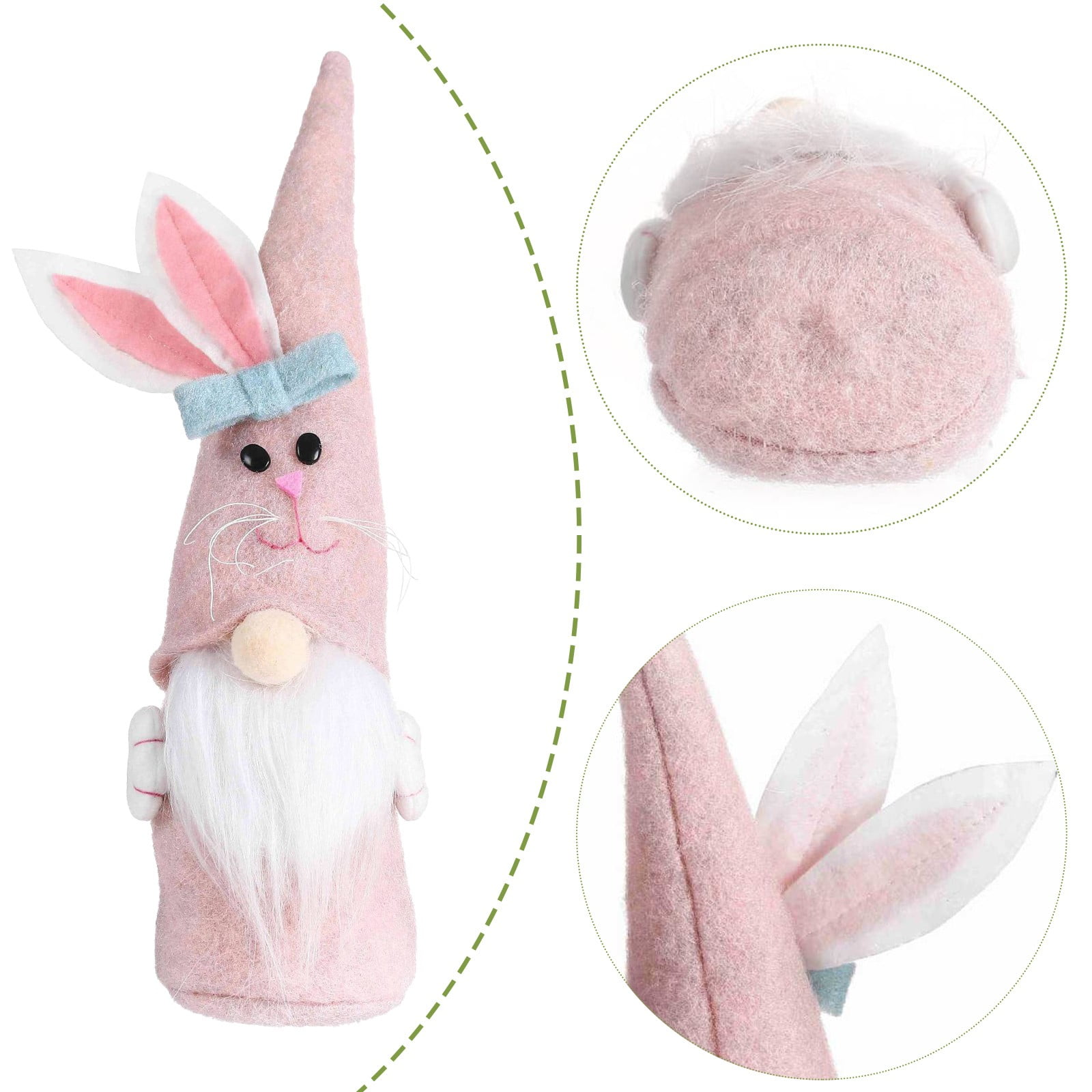 Stuffed Dwark Rabbit Easter ornament display,Easter Faceless Dwarf Decoration Ornaments ...