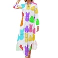 thumbnail image 1 of Easter peeps! Long Sleeved Shirt Dress Dress women Female dress dresses with long sleeves, 1 of 6