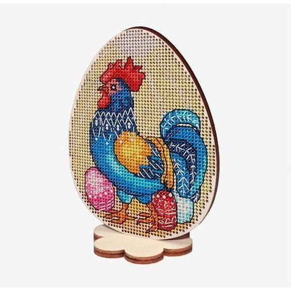 Wizardi Counted Cross Stitch kit - Easter - Rooster 5513-aA Alisena