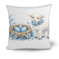 thumbnail image 1 of Easter-themed Pillowcase Suitable For Drawing Decroation Pillow Cover for Holiday Decoration Gift(Q-Blue), 1 of 5