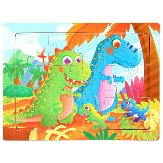 Christmas Gifts for Grandkids!Wooden Puzzles Toys for Kids, Cartoon Jigsaw Puzzles, Preschool Educational Brain Teaser Boards for Boys and Girls Birthday Christmas Gifts