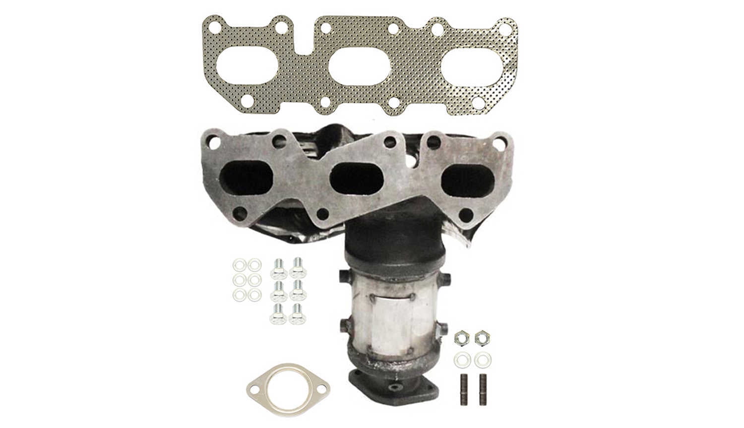 Eastern 40794 Direct Fit Exhaust Manifold W/integrated Catalytic Converter Fits select: 2006-2007 HYUNDAI SONATA, 2006-2010 KIA SEDONA