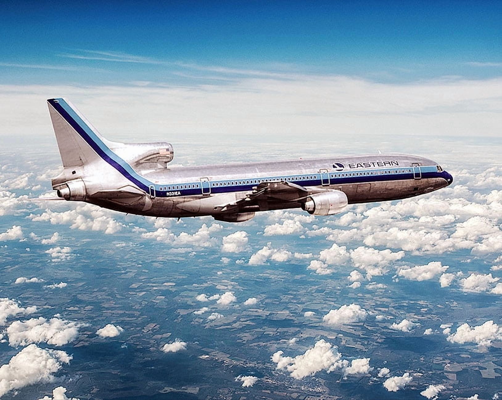 Eastern Air Lines Lockheed L-1011 TriStar Airliner - 20x30 Inch ...
