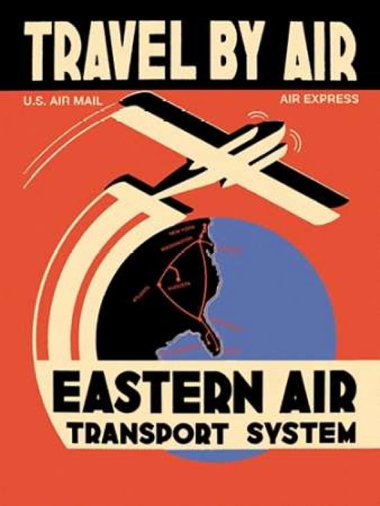 Eastern Air Transport System Canvas Art - Unknown (18 x 24)
