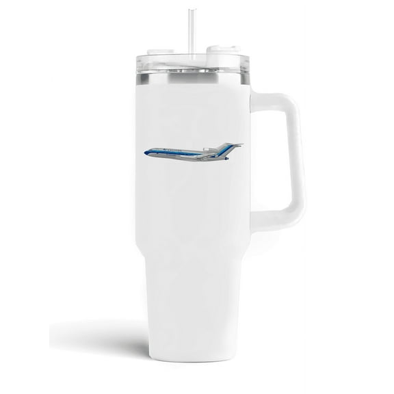 Aeromugs 40 oz White Ceramic Mugs | Eastern Airlines Boeing 727 | Tumbler