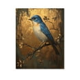 thumbnail image 1 of Eastern Bluebird Canvas Print 11x14inch Canvas Pictures Wall Art Bathroom Decor Wall Art Unframed, 1 of 8