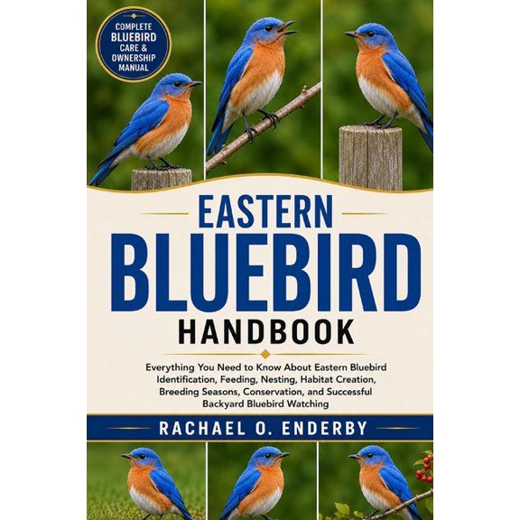 Eastern Bluebird Handbook: Everything You Need to Know About Eastern Bluebird Identification, Feeding, Nesting, Habitat , (Paperback)