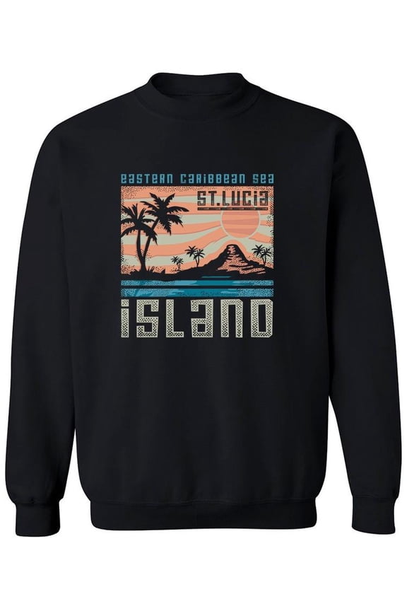 Eastern Caribbean Sea Sweatshirt Men -Image by Shutterstock, Male XX-Large