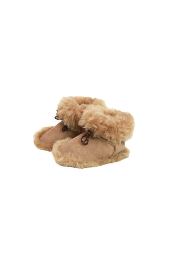 Baby Alex Sheepskin Lace Up Booties