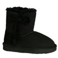 thumbnail image 1 of Eastern Counties Leather Boys/Girls Coco Bow Detail Sheepskin Boots, 1 of 4