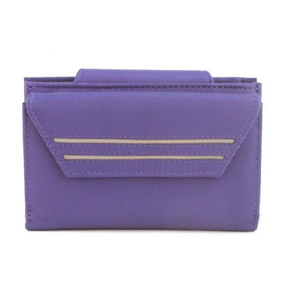 Eastern Counties Leather Kamila Leather Contrast Piping Coin Purse