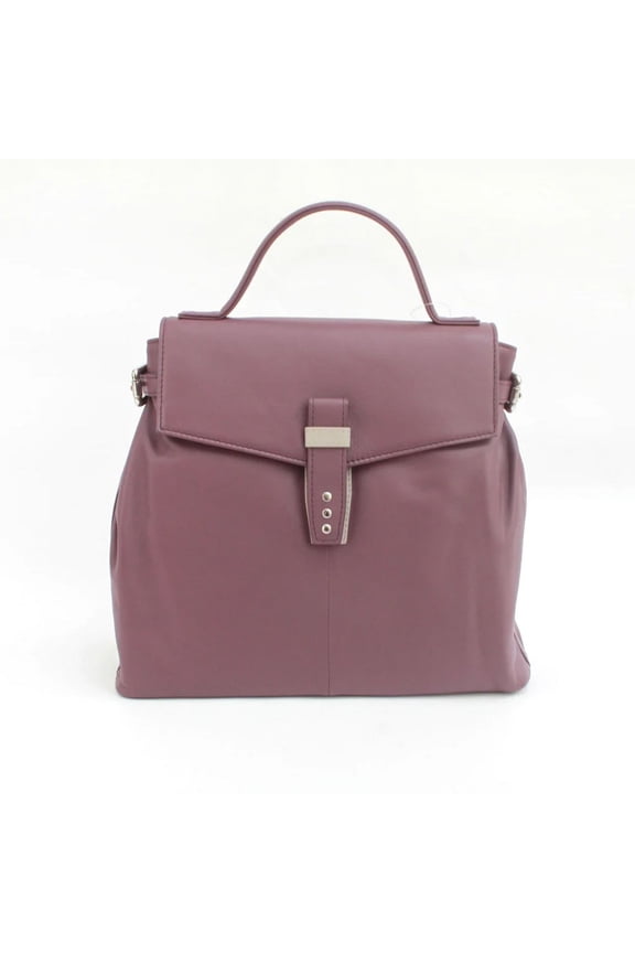 Katrina Leather Buckle Detail Purse