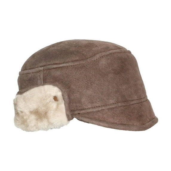 Eastern Counties Leather Mens Caxton Sheepskin Aviator Trapper Hat