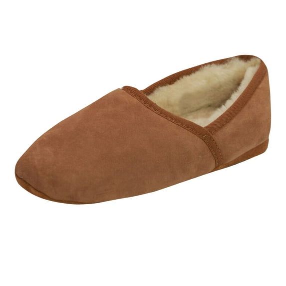 Eastern Counties Leather Mens Full Sheepskin Turn Slippers