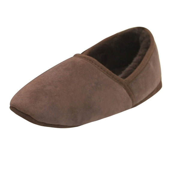 Eastern Counties Leather Mens Full Sheepskin Turn Slippers